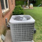 back yard air conditioning unit